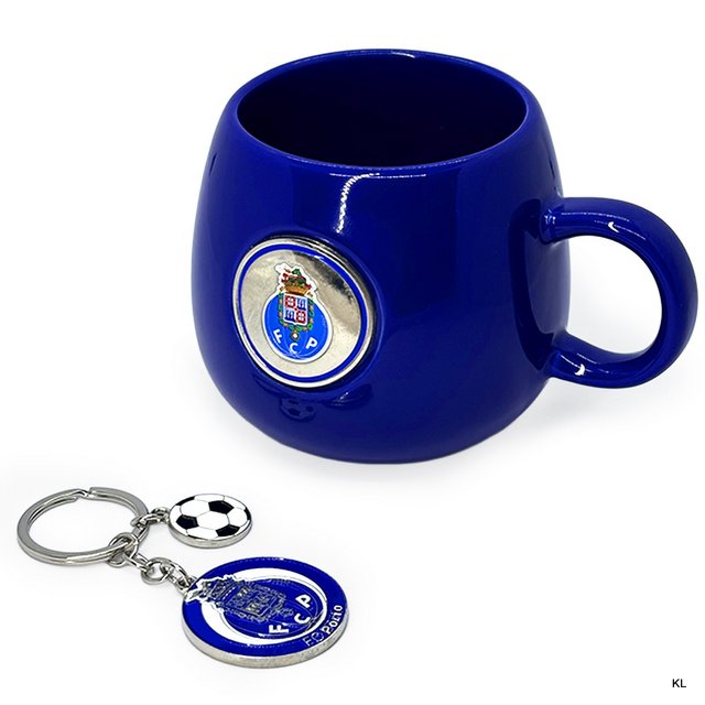 Conjunto Caneca com Badge + Porta Chaves FC Porto ref. PM017
