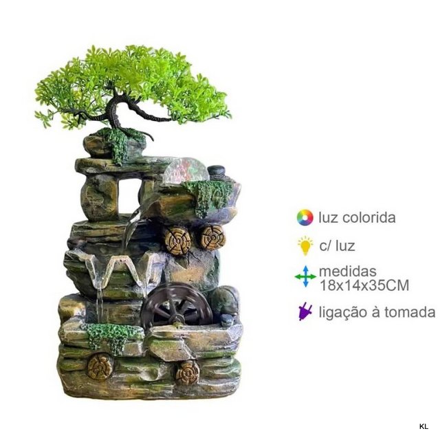 Fonte Resina 18x14x35cms ref.FR78663