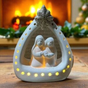 Sagrada Família Porcelana c/Led 11.5x12cms ref.35513