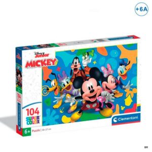 Puzzle Mickey 104peças + 6Anos 38x27cms ref.CE25053