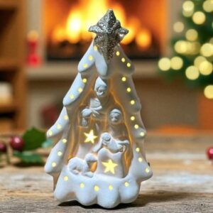 Sagrada Família Porcelana c/Led 10x18cms ref.37507