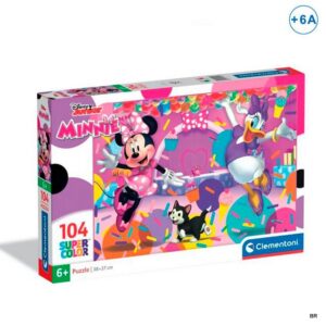 Puzzle Minnie 104peças + 6Anos 38x27cms ref.CE25054