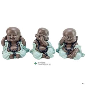 Pack de 3 Budas 13x11x12cms ref.BR75125