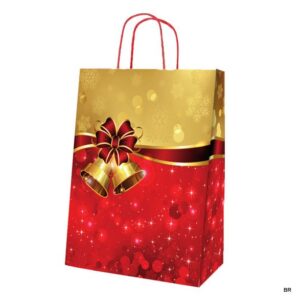 Pack de 12 Sacos Natal-Sinos-18x8x24cms ref. 1025280