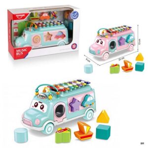 Brinquedo Autocarro Multifunçoes 13x26cms ref.47210