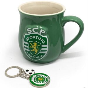 Conjunto Caneca Stone + Porta Chave Sporting CP ref. SM011