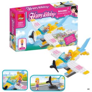 Brinquedos Construção 27x17cms  Avioneta ref.60066