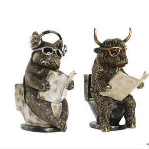 Pack 2 de Figuras em Resina 14x11x20cms ref.FD221089
