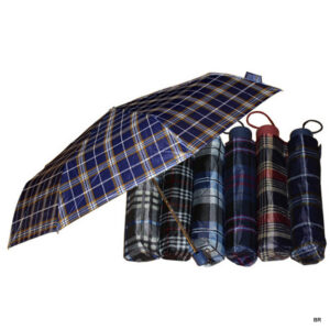 Pack de 6 Chapéus de Chuva curto Xadrez ref.25495