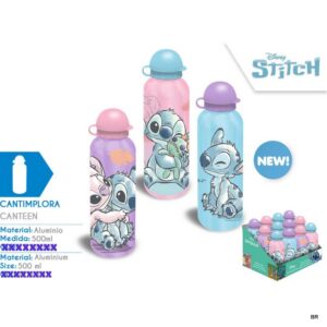 Pack de 3 Cantil Stitch Alumínio 500ml ref. ST00057