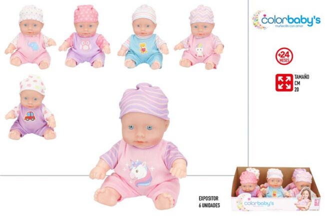 Pack de 2 Brinquedos Bebés 20cms ref. 47781