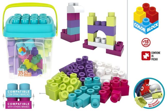 Brinquedo Blocos de Construção 35 Peças ( Peças Grandes) ref.49285