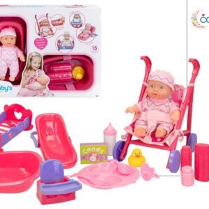 Brinquedo Conjunto Bebé c/Acessorios ref. 49583