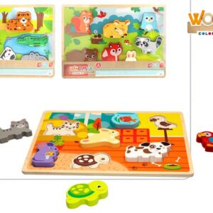 Brinquedo Puzzle em Madeira 30x21 cms ref.49679