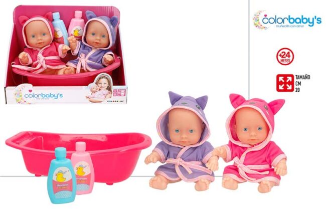 Brinquedo Banheira c/2 Bebés ref. 49832