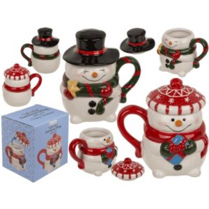 Caneca Natal Cerâmica 300ml com tampa ref.99/6206
