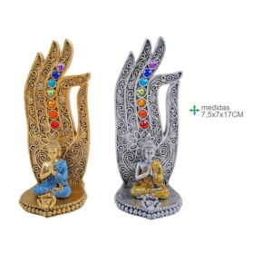Pack de 2 Porta Incenso Buda ref.PI77443
