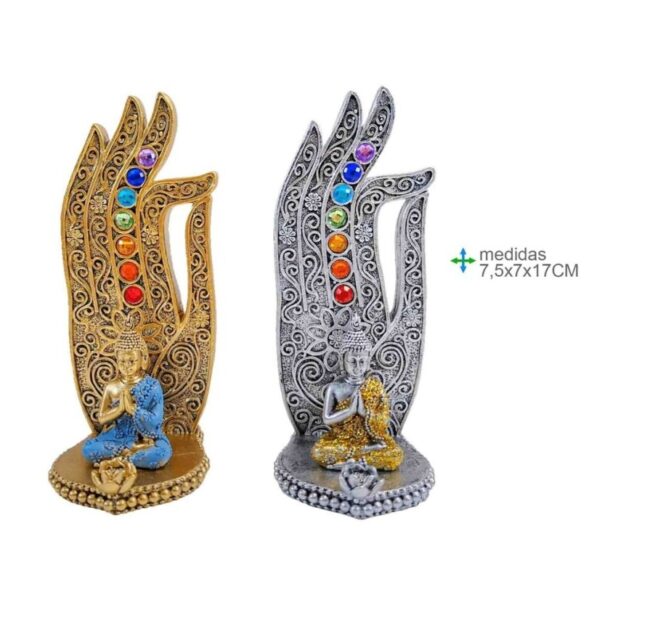 Pack de 2 Porta Incenso Buda ref.PI77443