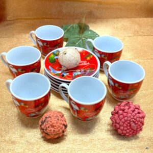 Conjunto 6 Chávenas de Café Natal ref.A27-11C