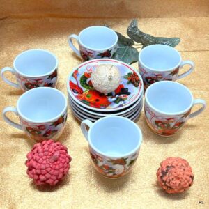 Conjunto 6 Chávenas de Café Natal ref.A27-11D