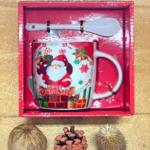 Caneca de Natal c/Colher 360ML ref. A27-03B
