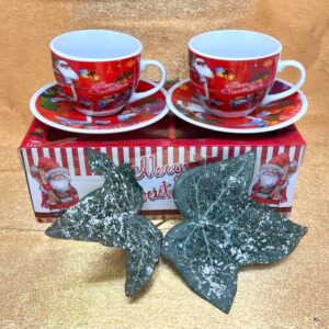Conjunto 2 Chávenas de Chá Natal ref.A27-08A
