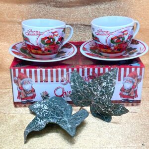 Conjunto 2 Chávenas de Chá Natal ref.A27-08C