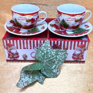 Conjunto 2 Chávenas de Chá Natal ref.A27-08D