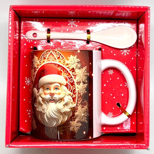 Caneca Natal c/Colher ref.A27-12B