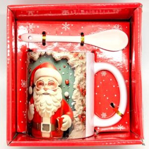 Caneca Natal c/Colher ref.A27-12C