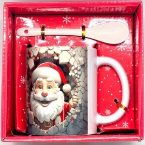 Caneca Natal c/Colher ref.A27-12D