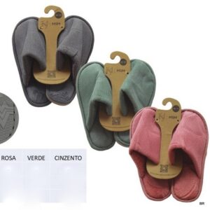 Pack de 6 Pares Chinelos de Quarto Sra ref. 24228 ( 36/37,38/39,40/41)