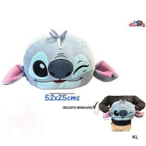 Almofada Stitch (Aquece mãos) Peluche 52x25cms ref.NW1484