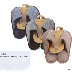 Pack de 6 Pares Chinelos de Quarto Hom ref. 25146 (40/41,42/43,44/45)
