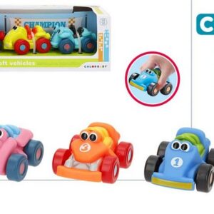 Brinquedo conjunto 3 Karts Soft ref.39577
