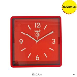 Relógio de Parede SL Benfica 25x25cms ref.SLB1276