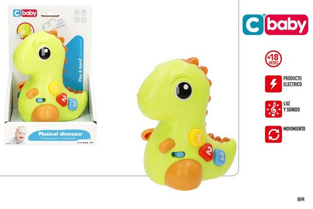 Brinquedo Dinossauro c/Sons e Movimento ref.39600