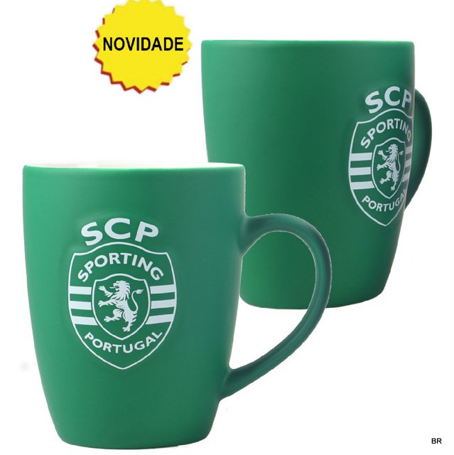 Caneca Sporting CP com emblema em Relevo ref. SCP1279