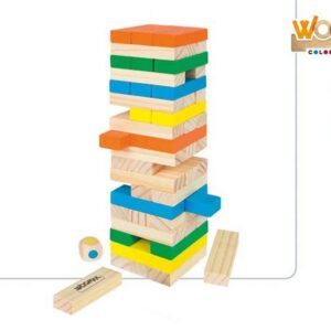 Brinquedo Blocos Madeira Jenga ref.43620