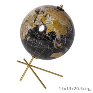 Decoração Globo terrestre 13x13x20,5cms ref.16431