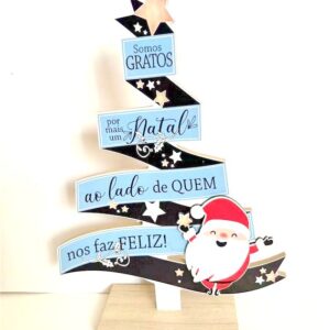 Placa de Mesa Natal MDF 16x23cms ref.BD78878