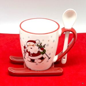 Caneca de Natal Ski c/Colher ref.NV220890VM