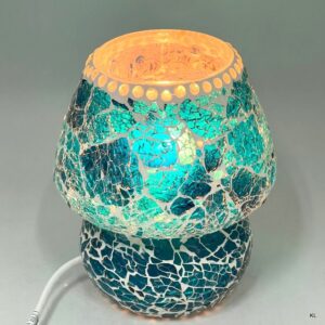 Candeeiro de Mesa Vidro 13x13x17cms ref.LA223411