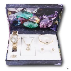 Conjunto Relógio com Bijuteria ref. RSM43891B