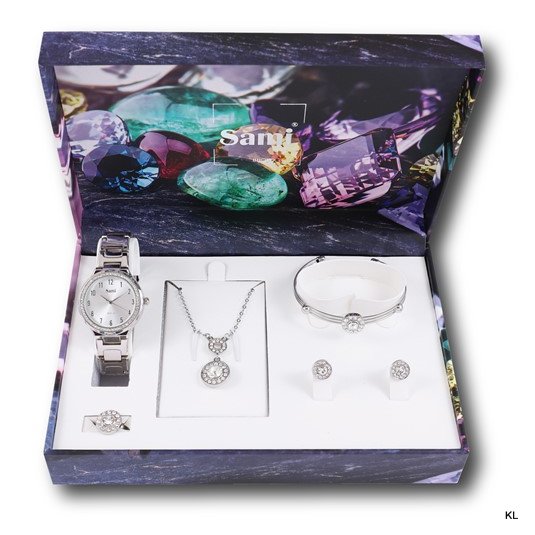 Conjunto Relógio com Bijuteria ref. RSM43891D