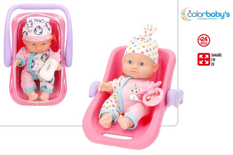 Brinquedo Bebé com Cadeira 20cms ref. 39335