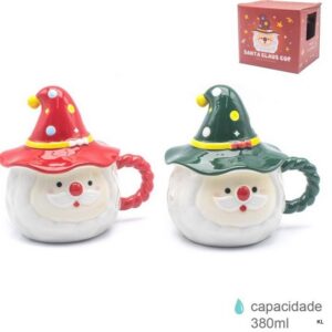 Caneca Natal cerâmica 380ML Ref.BD78693
