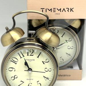 Despertador Metal com Luz 11x15x6cms ref. CL519D