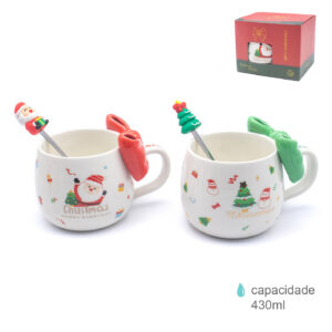 Caneca de Natal Cerâmica 430ML ref.CN78698