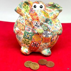 Mealheiro Resina Elefante 12x11cms ref.HU222613A